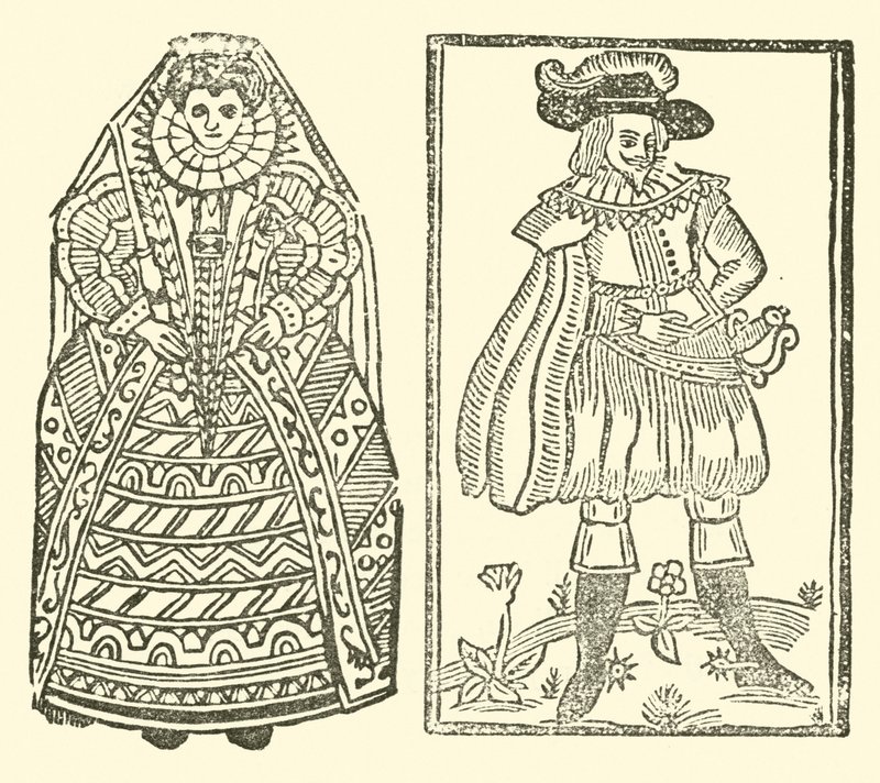 Ilustração para As Baladas Roxburghe (xilogravura) de (after) English School