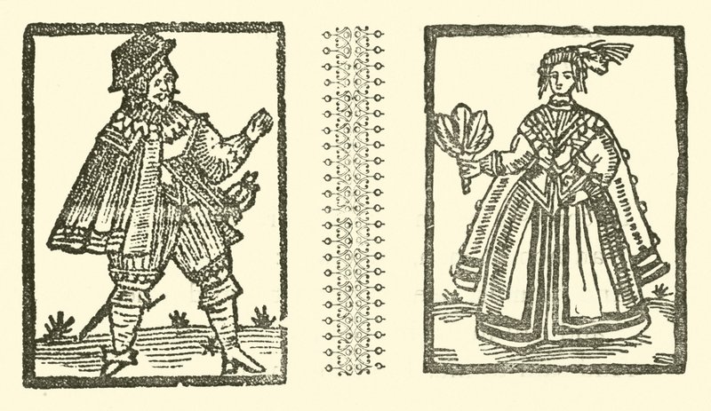 Ilustração para As Baladas Roxburghe (xilogravura) de (after) English School