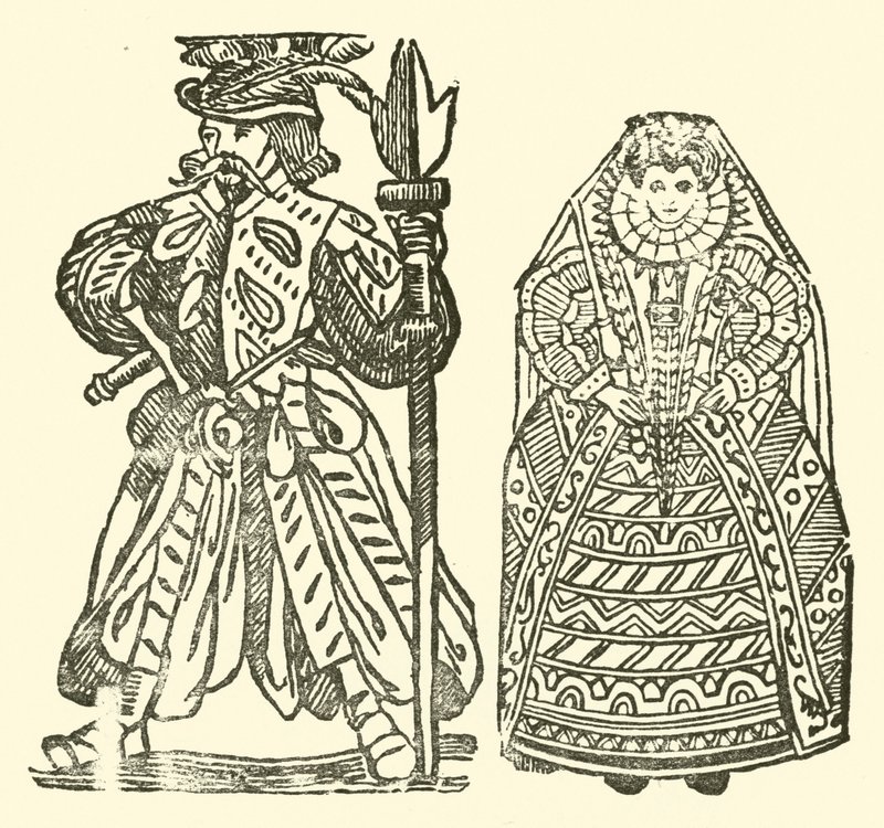 Ilustração para As Baladas Roxburghe (xilogravura) de (after) English School