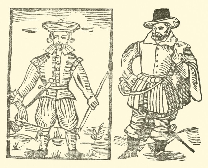 Ilustração para As Baladas Roxburghe (xilogravura) de (after) English School