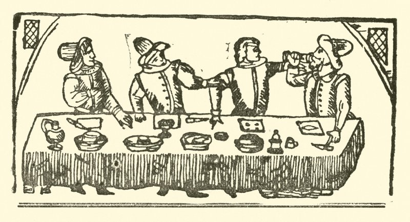 Ilustração para As Baladas Roxburghe (xilogravura) de (after) English School