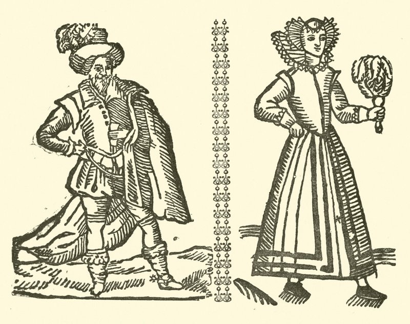 Ilustração para As Baladas Roxburghe (xilogravura) de (after) English School