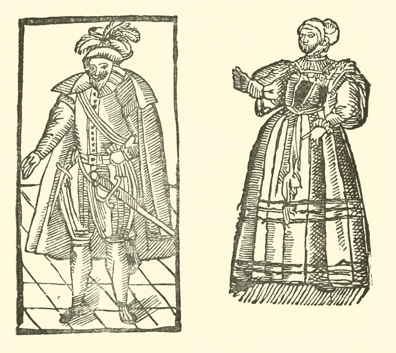 Ilustração para As Baladas Roxburghe (xilogravura) de (after) English School