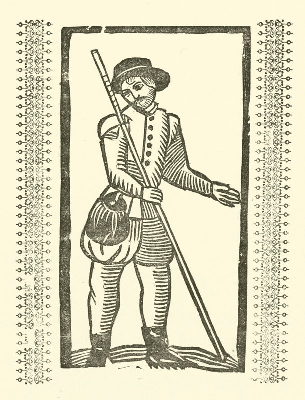 Ilustração para As Baladas Roxburghe (xilogravura) de (after) English School