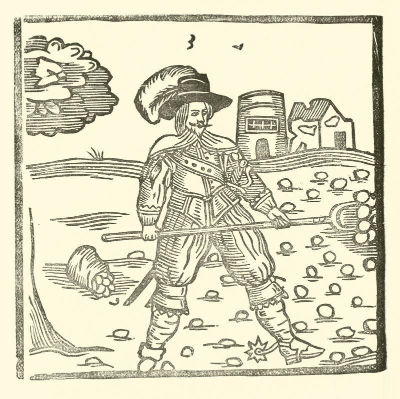 Ilustração para As Baladas Roxburghe (xilogravura) de (after) English School