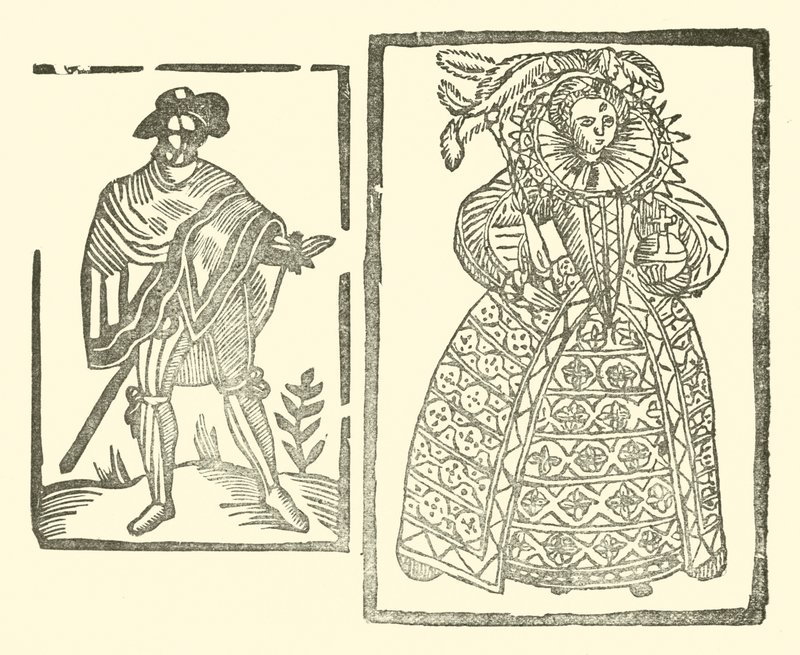 Ilustração para As Baladas Roxburghe (xilogravura) de (after) English School