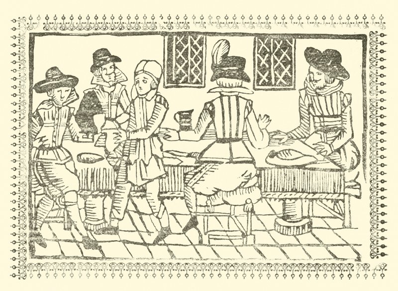 Ilustração para As Baladas Roxburghe (xilogravura) de (after) English School