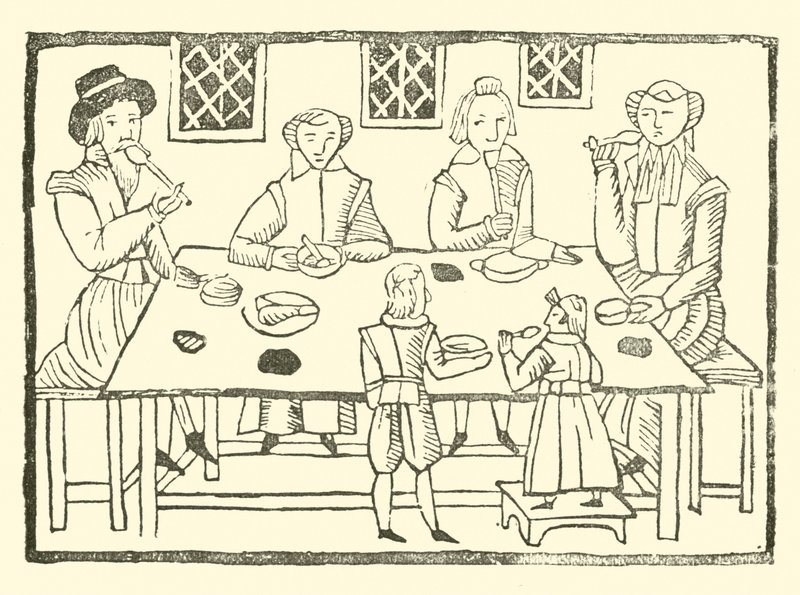 Ilustração para As Baladas Roxburghe (xilogravura) de (after) English School