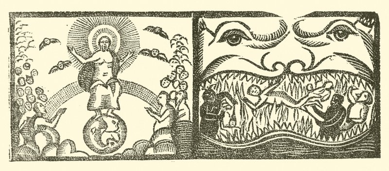 Ilustração para As Baladas Roxburghe (xilogravura) de (after) English School