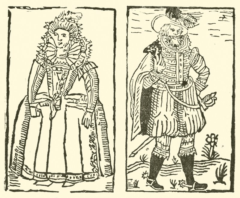 Ilustração para As Baladas Roxburghe (xilogravura) de (after) English School