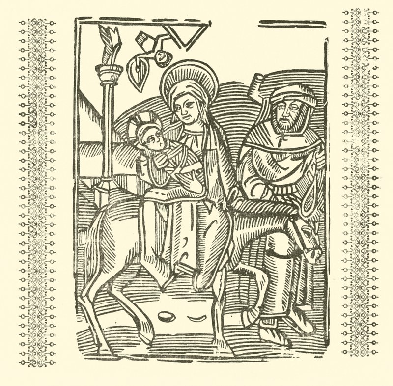 Ilustração para As Baladas Roxburghe (xilogravura) de (after) English School