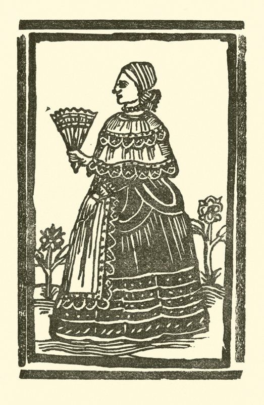 Ilustração para As Baladas Roxburghe (xilogravura) de (after) English School