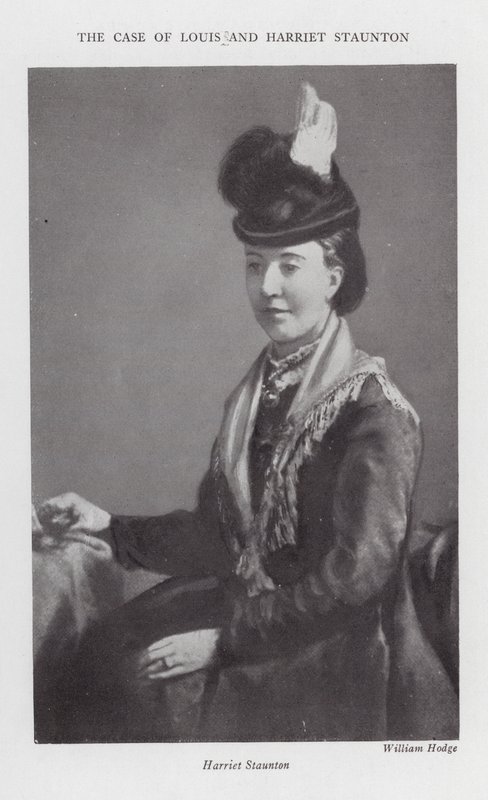 O caso de Louis e Harriet Staunton (litografia) de (after) English photographer