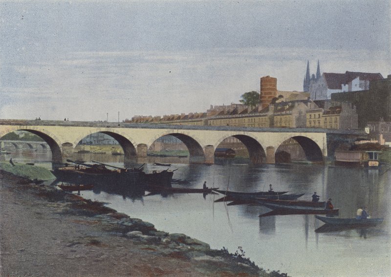 Angers, La Maine (foto colorida) de (after) French Photographer