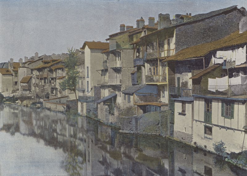 Aurillac, La jordanne (foto colorida) de (after) French Photographer
