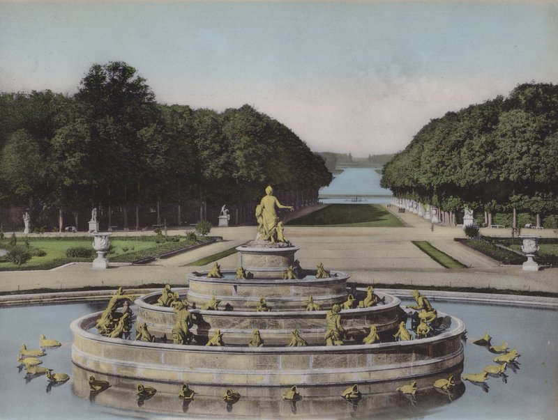 Bassin de Latone, Basin de Latona (foto colorida) de (after) French Photographer