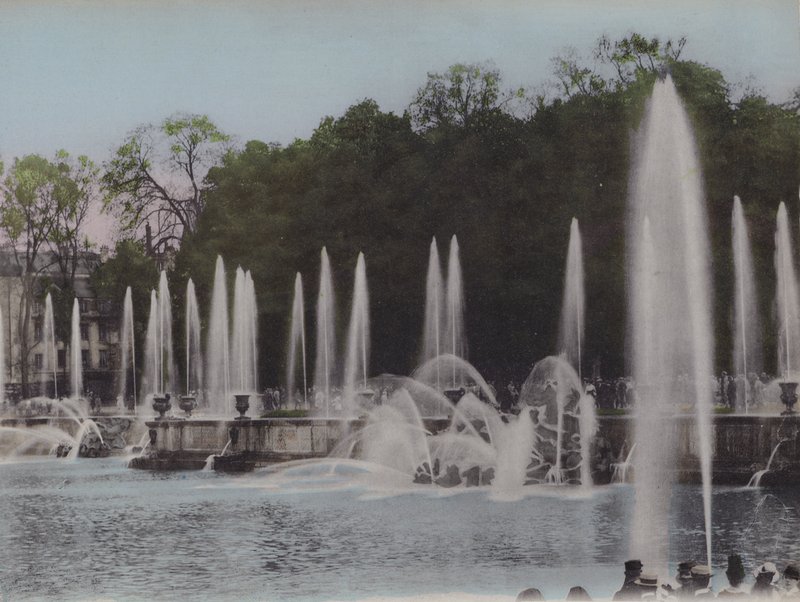 Bassin de Neptune, Bacia de Neptune (foto colorida) de (after) French Photographer