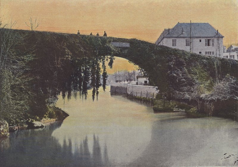 Betharram, Le Pont (foto colorida) de (after) French Photographer