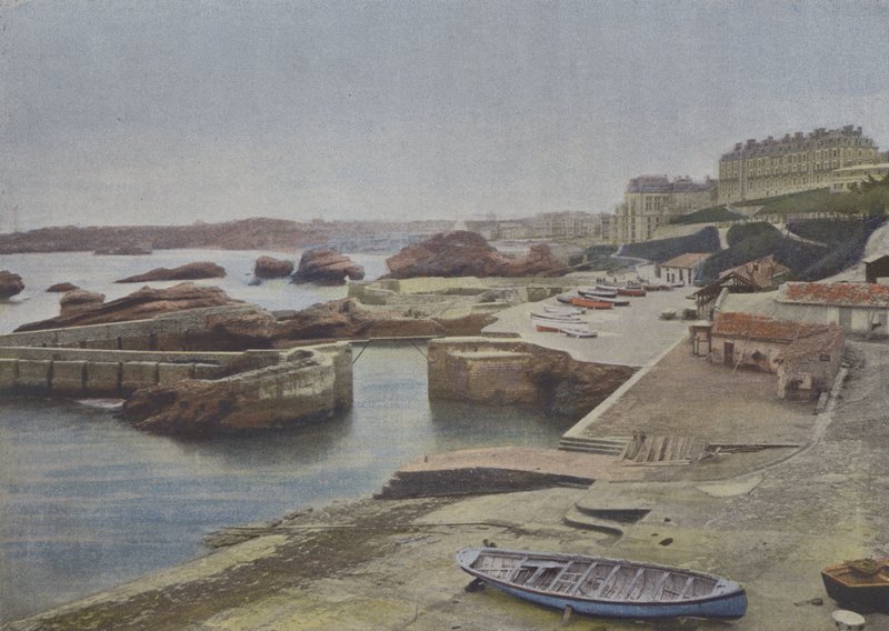 Biarritz, Port-Vieux (foto colorida) de (after) French Photographer