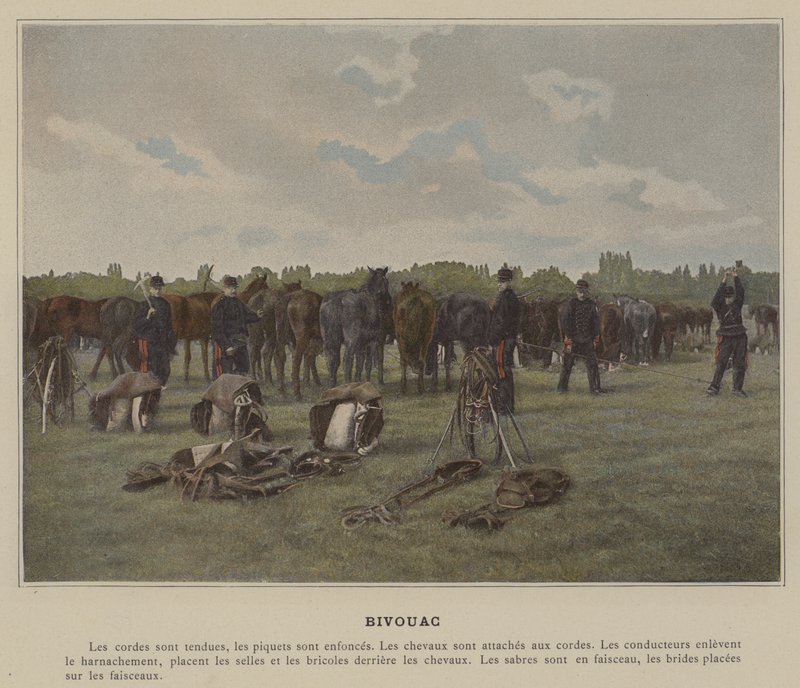 Bivouac (foto colorida) de (after) French Photographer
