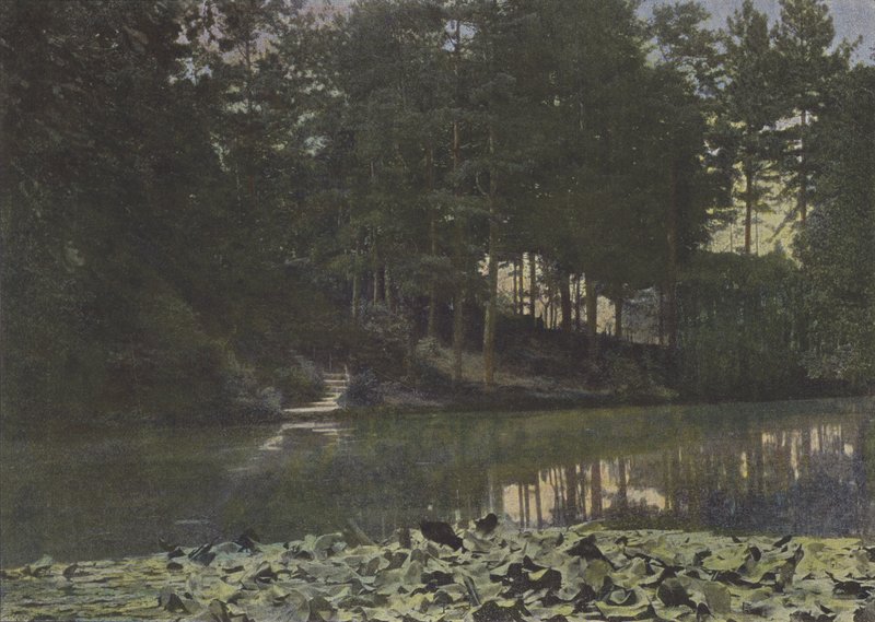 Bois de Boulogne, Le Reservoir (foto colorida) de (after) French Photographer