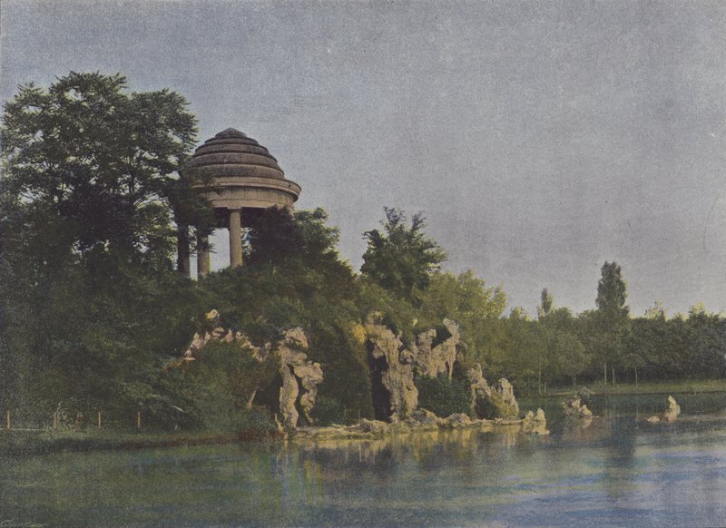 Bois de Vincennes, Lago Saint-Mande (foto colorida) de (after) French Photographer