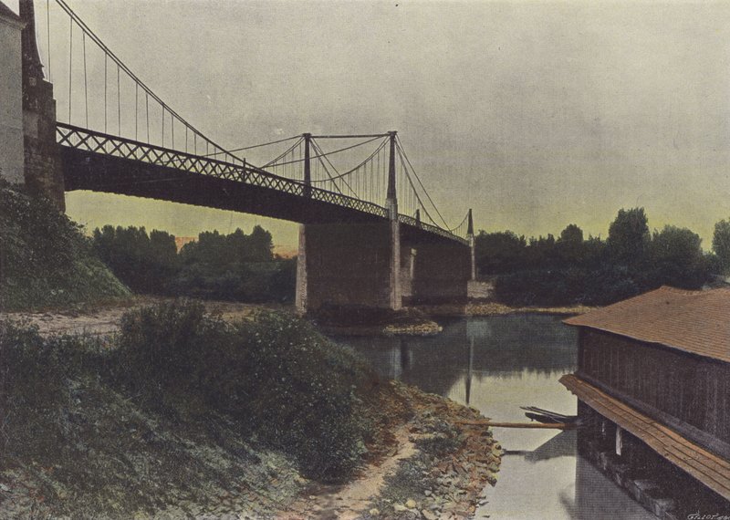 Chalonnes-sur-Loire (foto colorida) de (after) French Photographer