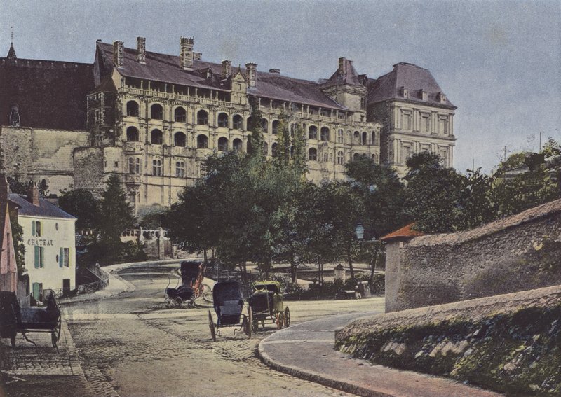 Chateau de Blois, Fachada (foto colorida) de (after) French Photographer
