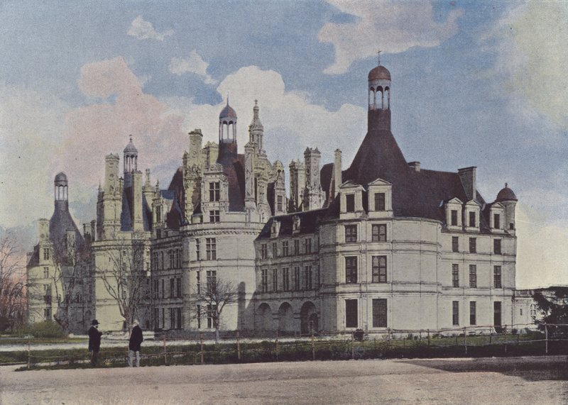 Chateau de Chambord (foto colorida) de (after) French Photographer