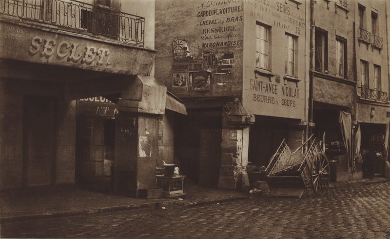 Fragmento do Piliers des Halles (foto a p/b) de (after) French Photographer