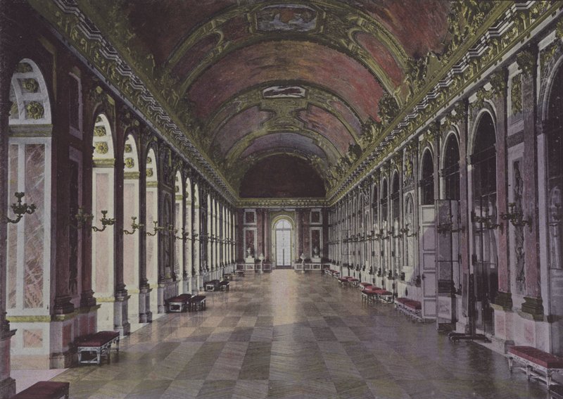 Galerie des Glaces (foto colorida) de (after) French Photographer