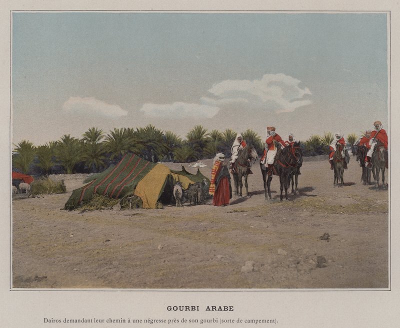 Gourbi Arabe (foto colorida) de (after) French Photographer
