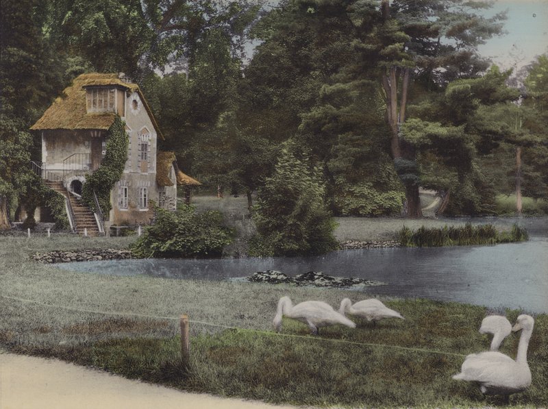 Hameau, Le Moulin, Hamlet, The Mill (foto colorida) de (after) French Photographer
