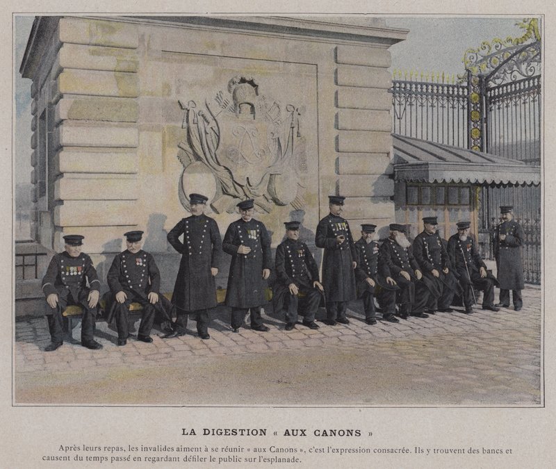 La Digestion "aux Canons" (foto colorida) de (after) French Photographer