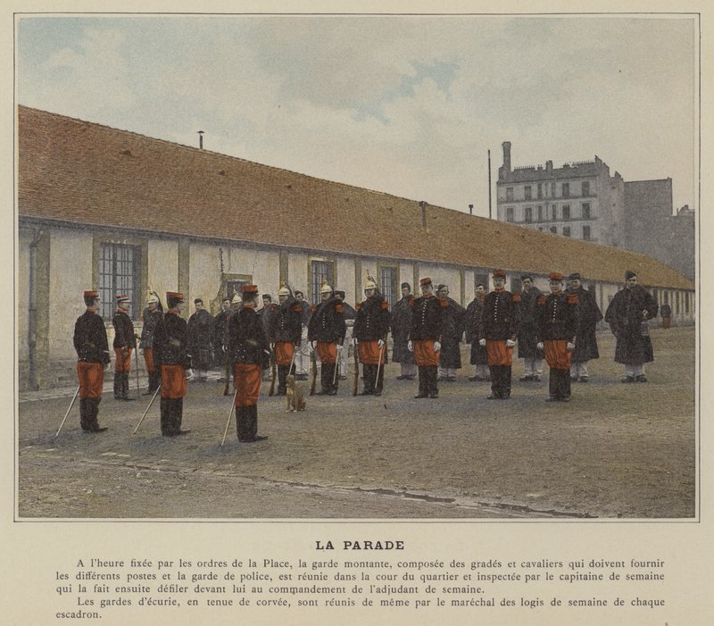 La Parade (foto colorida) de (after) French Photographer