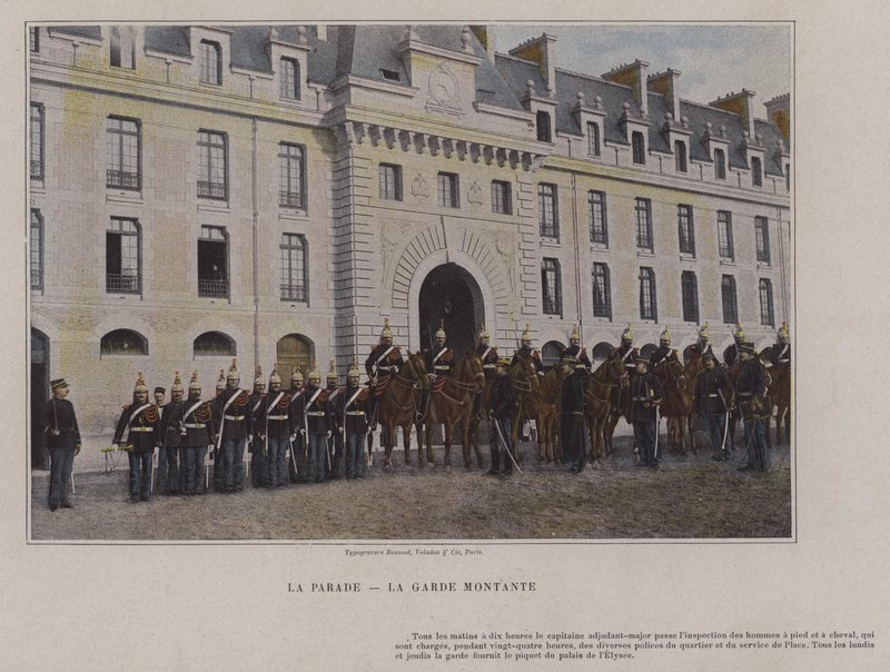 The Parade, The Rising Guard (foto colada) de (after) French Photographer
