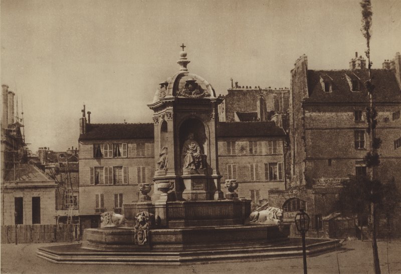 Colocar Saint-Sulpice em 1853 (foto a p/b) de (after) French Photographer
