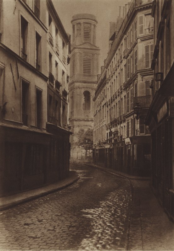 Rue du Vieux-Colombier (foto a p/b) de (after) French Photographer