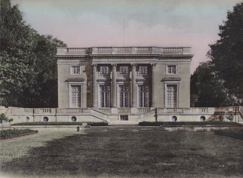 Le Petit Trianon, O Pequeno Trianon (foto colorida) de (after) French Photographer