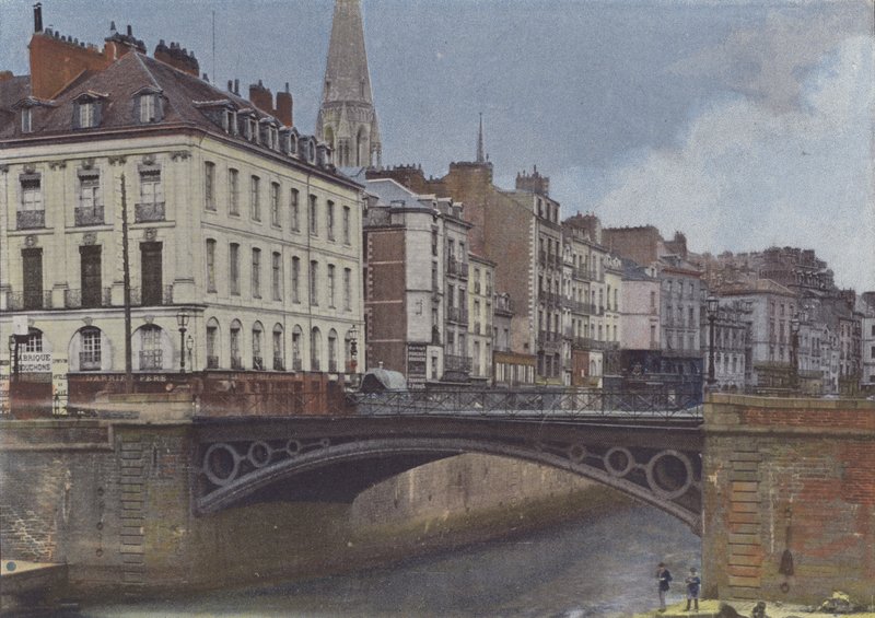 Nantes, a Erdre (foto colorida) de (after) French Photographer