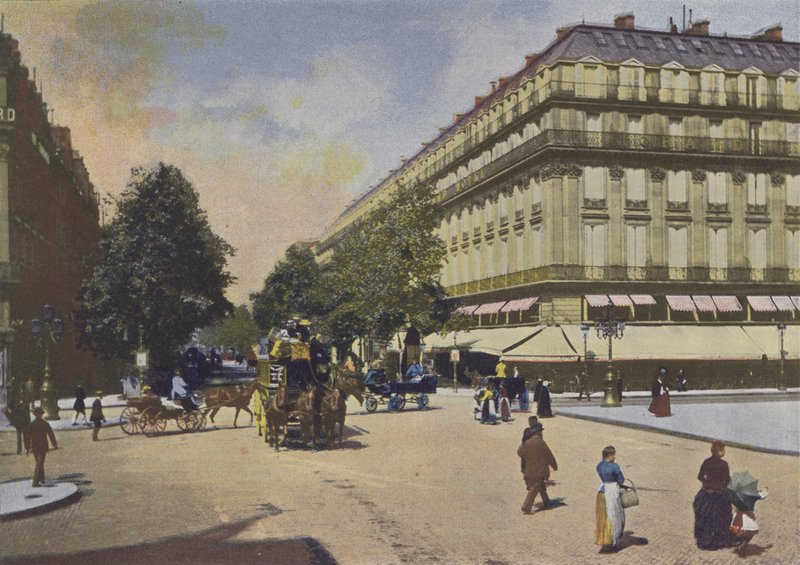 Paris, Les Boulevards (foto colorida) de (after) French Photographer