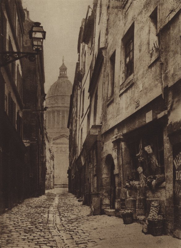 Rue des Carmes e rue Valette (foto a p/b) de (after) French Photographer