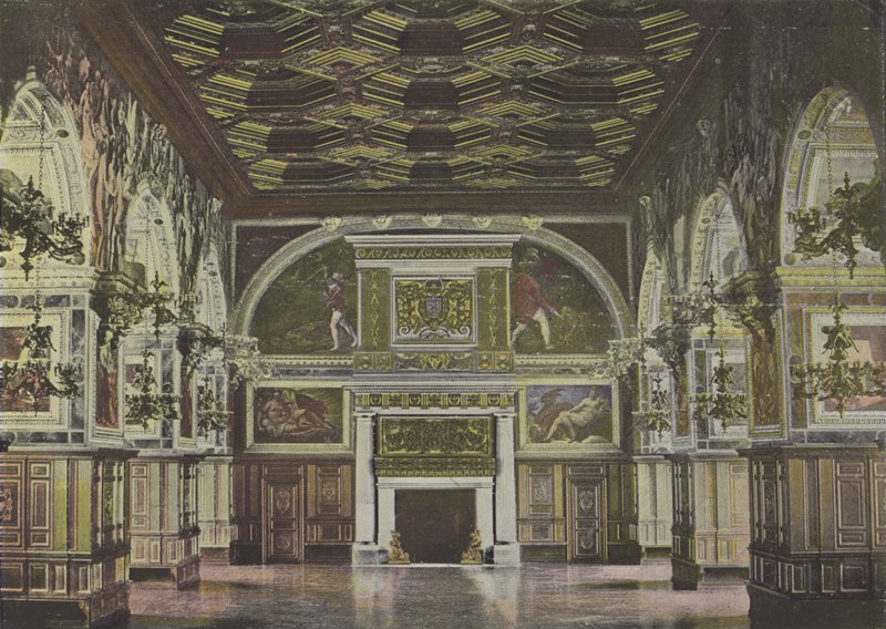 Salle Henri II (foto colorida) de (after) French Photographer