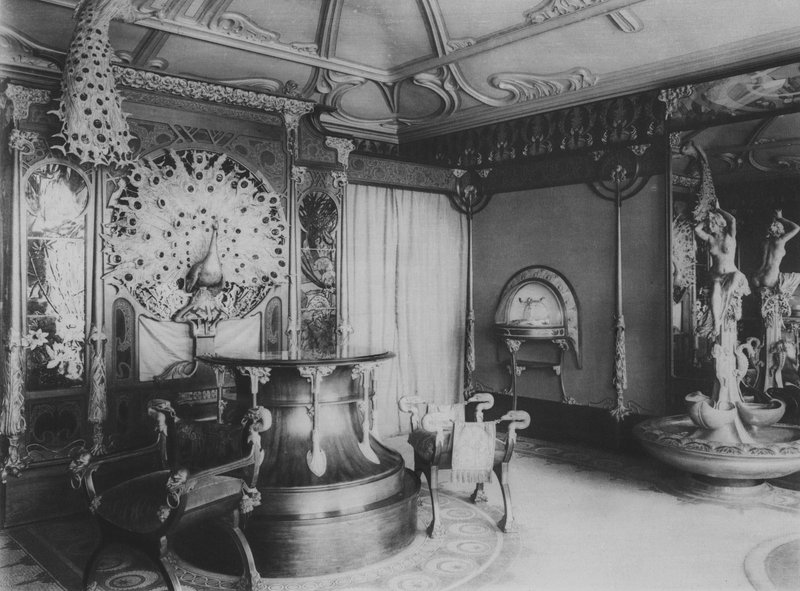 A Loja de Fouquet o Joalheiro em 1900 (foto a p/b) de (after) French Photographer