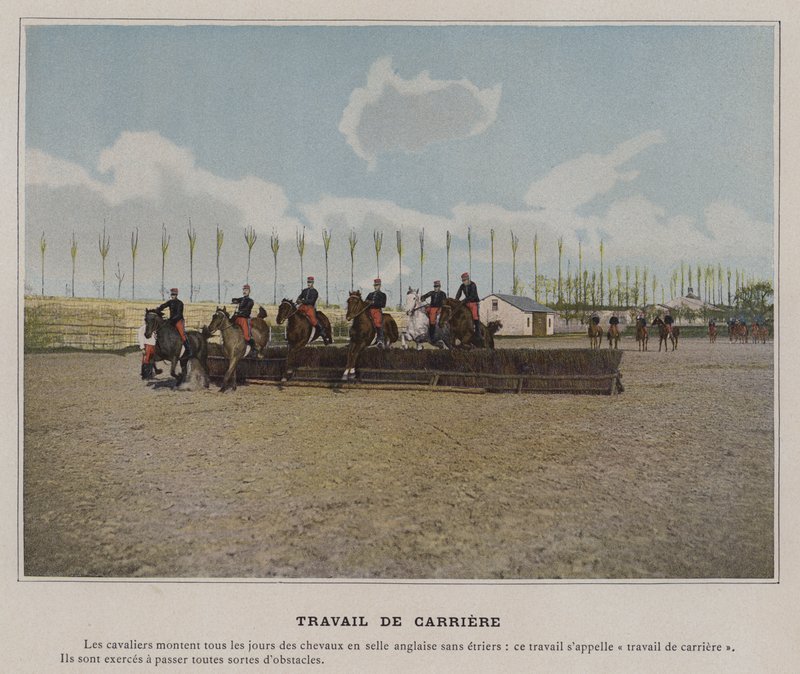 Travail de Carriere (foto colorida) de (after) French Photographer