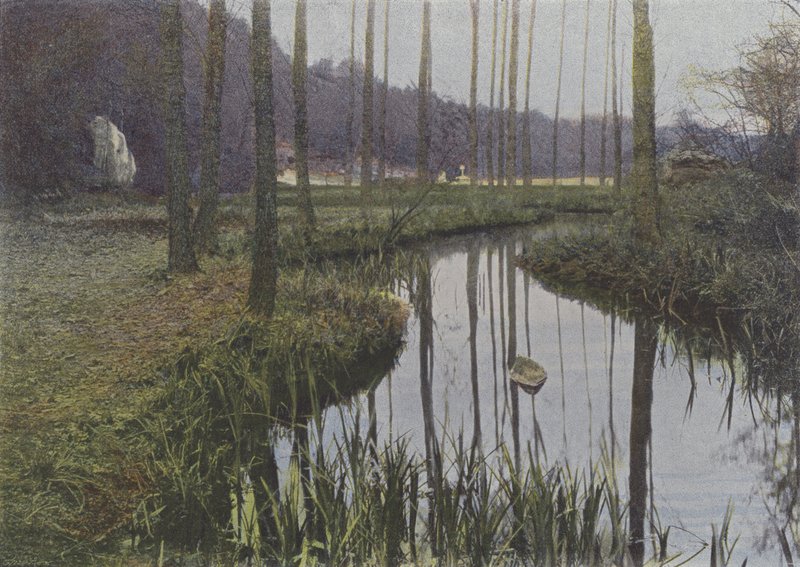 Vaux de Cernay, Le Ruisseau (foto colorida) de (after) French Photographer