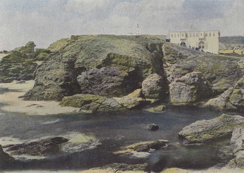 Antigo forte no Pointe des Poulains, Belle-Ile (foto colorida) de (after) French Photographer