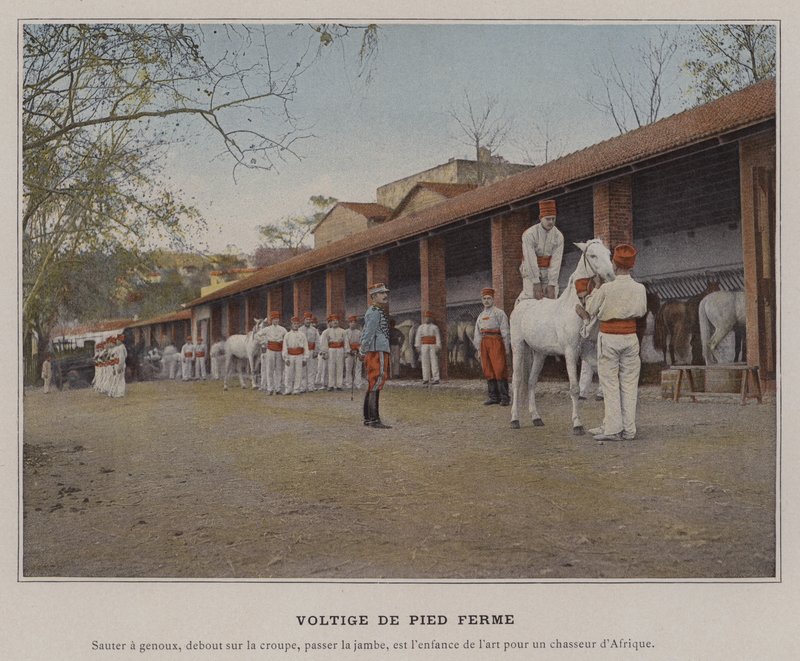 Voltige de Pied Ferme (foto colorida) de (after) French Photographer