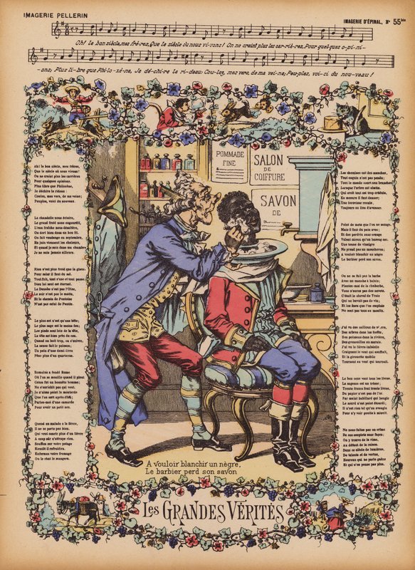 Les Grandes Verites (gravura a cores) de (after) French School