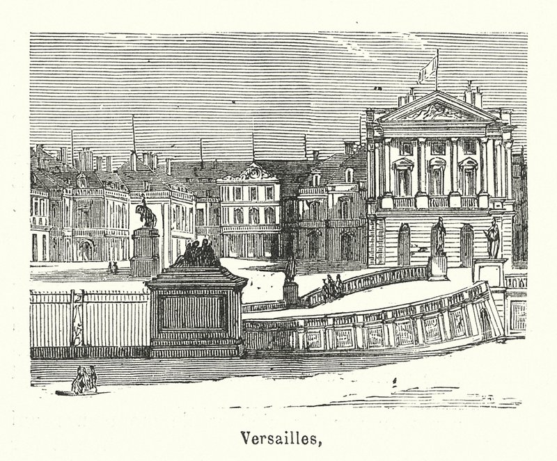 Versailles (gravura) de (after) French School
